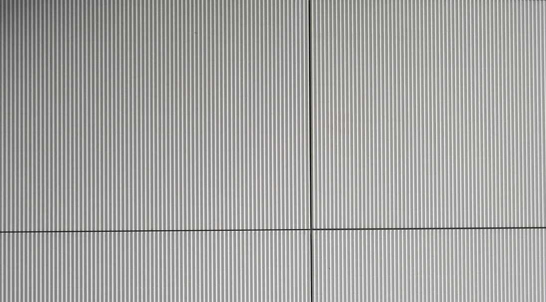 Carea mineral look TAÏGA, for a graphic facade (wall cladding with or without subframe, weatherboarding)