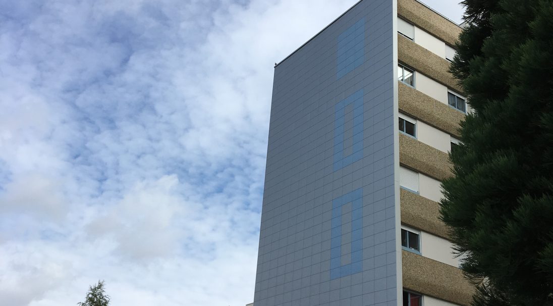 "Cité des Demoiselles" housing blocks rainscreen cladding